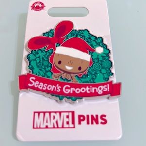 Marvel Christmas Groot pin directly from Disneyland!